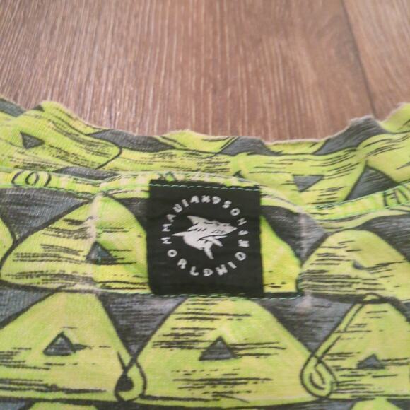 VTG Maui and Sons Adult XL Shirt Surf California Beach Ski Snowboard Ocean AOP - Picture 7 of 7